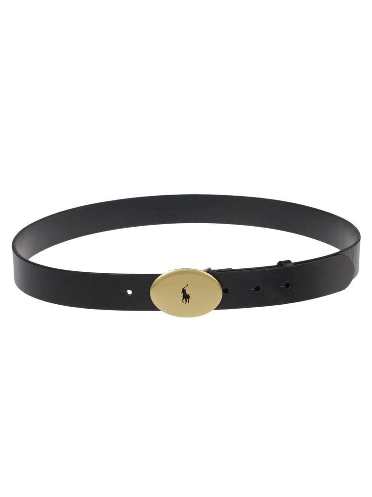 商品Ralph Lauren|Polo Ralph Lauren Oval Pp Belt Medium,价格¥1191,第2张图片详细描述
