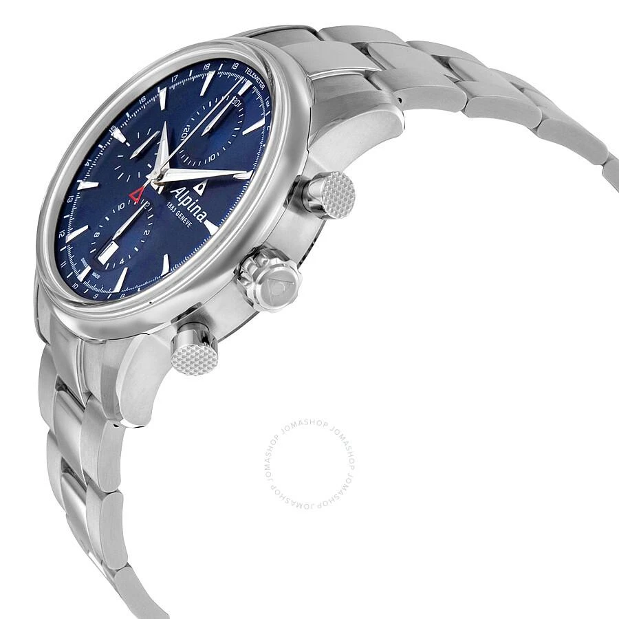 商品Alpina|Chronograph Sunray Navy Dial Stainless Steel Men's Watch AL-750N4E6B,价格¥6073,第2张图片详细描述