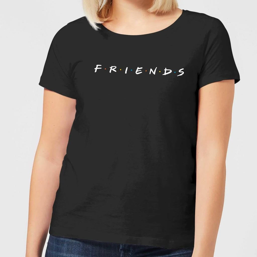 商品Original Hero|Friends Logo Contrast Women's T-Shirt - Black,价格¥175,第1张图片详细描述