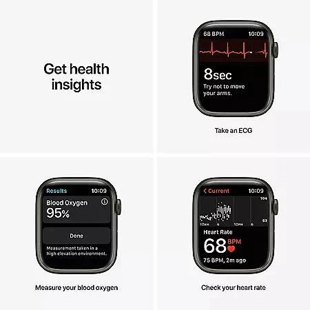 商品Apple|Apple Watch Series 7 45mm GPS + Cellular, Choose Color,价格¥4258,第5张图片详细描述