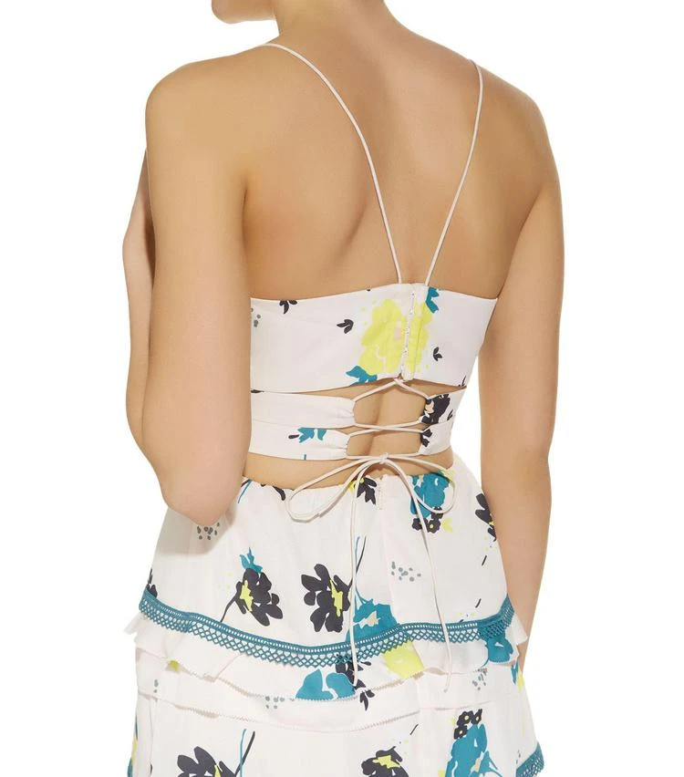 商品Self Portrait|Graphic Floral Midi Dress,价格¥1306,第4张图片详细描述