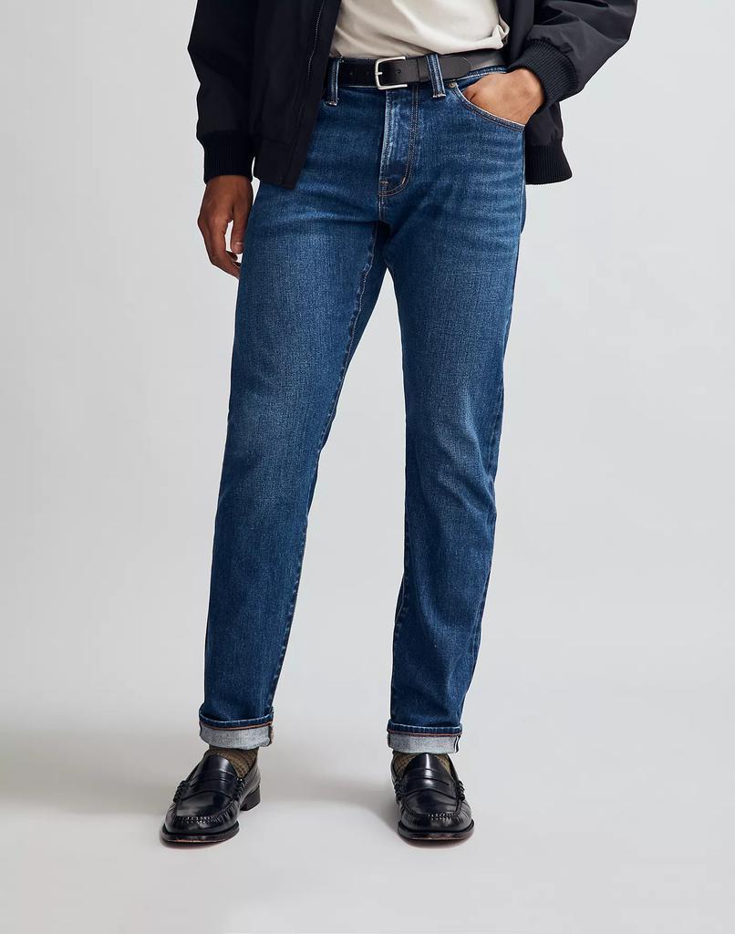 商品Madewell|Athletic Slim Selvedge Jeans in Belcourt Wash,价格¥1257,第6张图片详细描述
