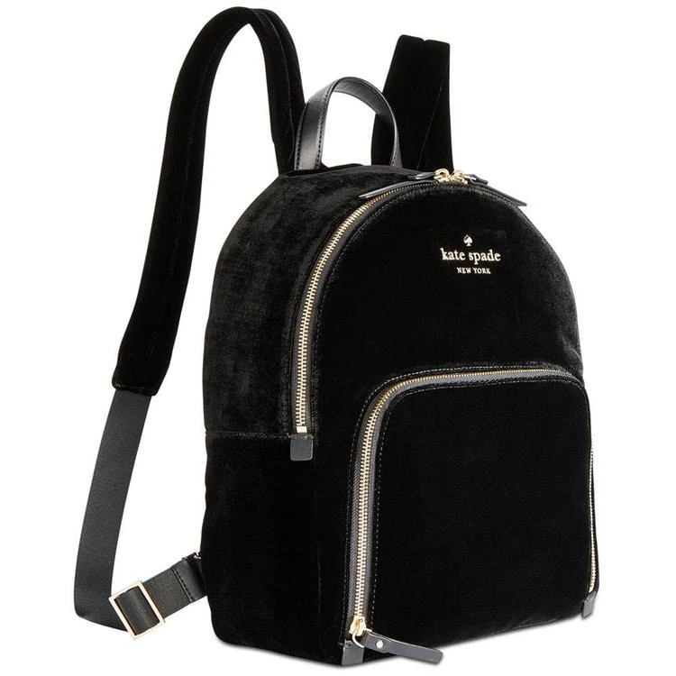 商品Kate Spade|Watson Lane Velvet Hartley Small Backpack,价格¥1244,第4张图片详细描述