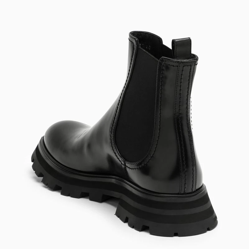 商品Alexander McQueen|Black leather beatles boot,价格¥3927,第4张图片详细描述