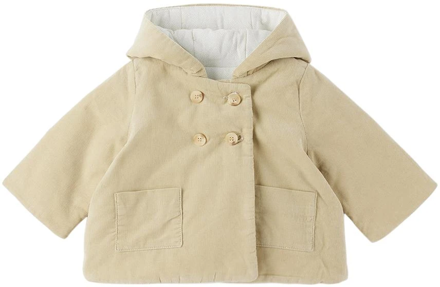 商品Bonpoint|Baby Beige Misha Puffer Jacket,价格¥917,第1张图片