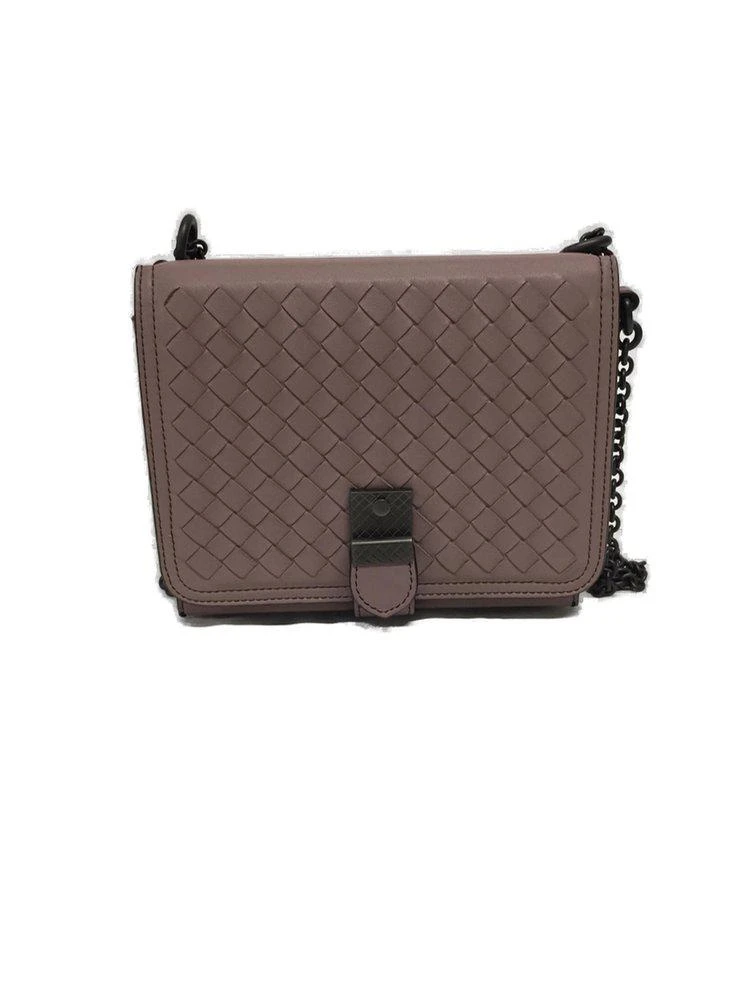 商品Bottega Veneta|Bottega Veneta Intrecciato Chained Shoulder Bag,价格¥14280,第1张图片