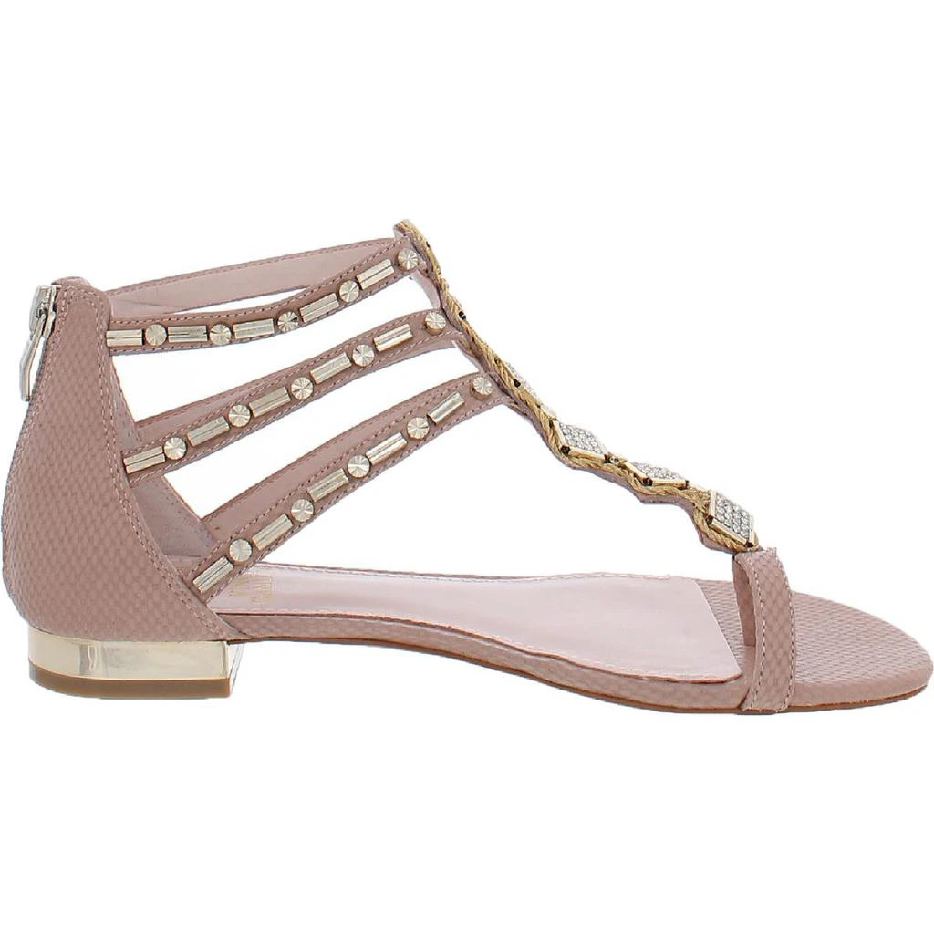 商品Vince Camuto|Vince Camuto Womens Hanelli Leather Toe-Loop T-Strap Sandals,价格¥464,第3张图片详细描述