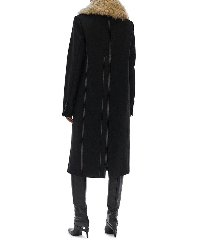 商品Helmut Lang|Faux Fur Collar Coat,价格¥6751,第2张图片详细描述