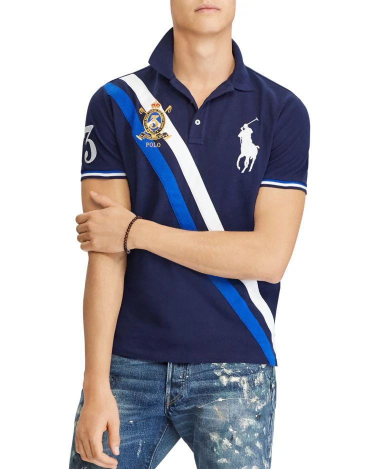 商品Ralph Lauren|Custom Slim Fit Mesh Polo Shirt,价格¥522,第1张图片