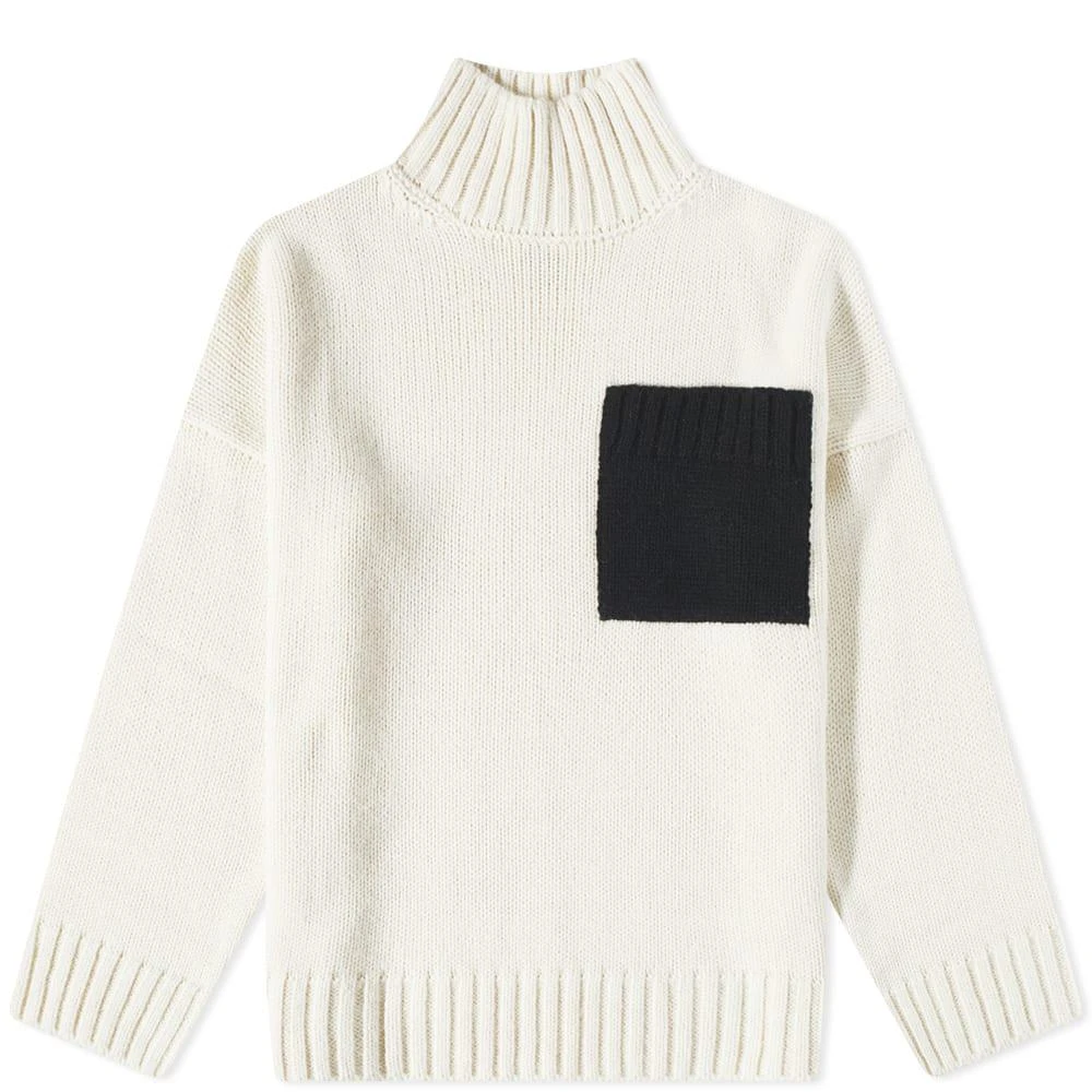 商品JW Anderson|JW Anderson Patch Pocket Turtleneck Jumper,价格¥2599,第1张图片