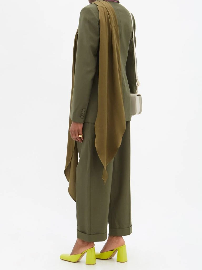 商品ROKSANDA|Theona draped single-breasted wool blazer,价格¥4256,第5张图片详细描述