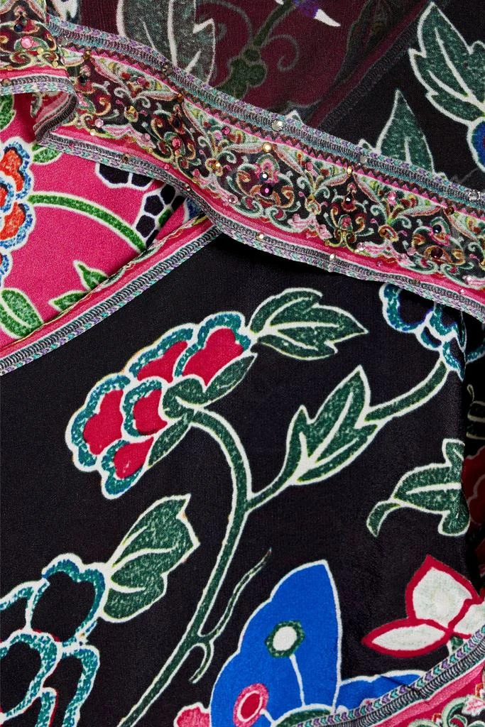 商品Camilla|Asymmetric embellished silk crepe de chine maxi wrap dress,价格¥1419,第4张图片详细描述