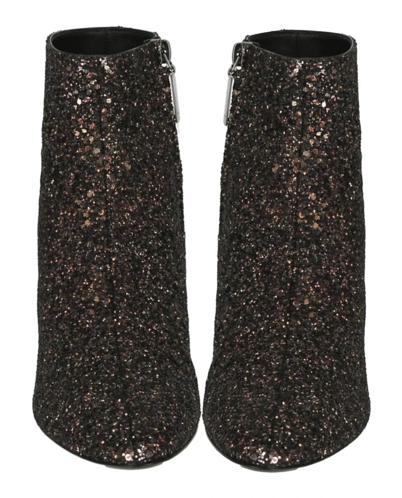 商品Yves Saint Laurent|Lou Lou Glittered Ankle Boots,价格¥3026,第5张图片详细描述