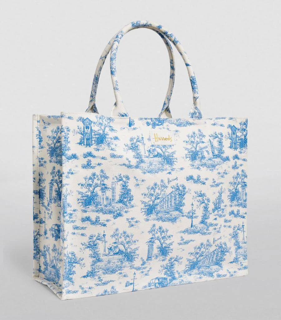 商品Harrods|Toile Grocery Shopper Bag,价格¥407,第3张图片详细描述