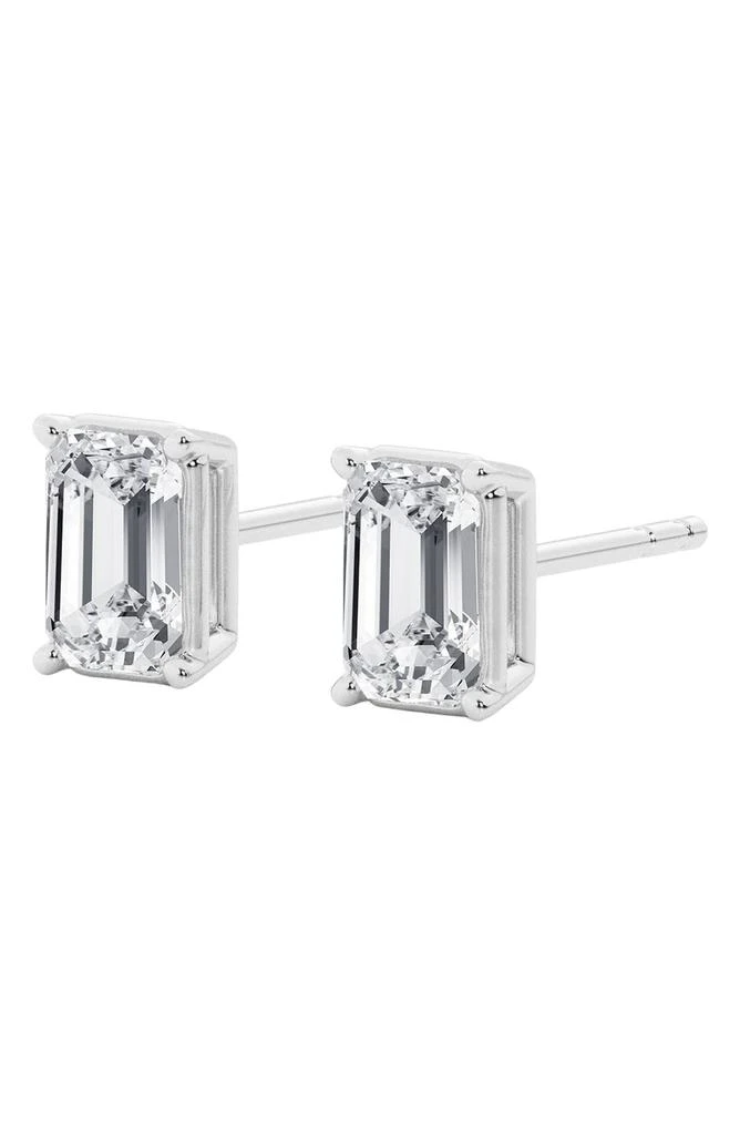 商品Badgley Mischka|14K Gold Emerald Cut Lab-Created Diamond Stud Earrings - 0.5ct,价格¥3919,第1张图片