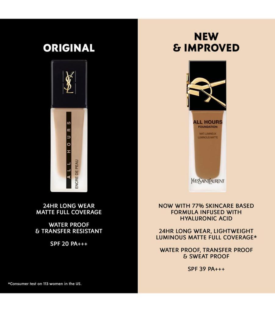 商品Yves Saint Laurent|All Hours Foundation - NEW,价格¥327,第6张图片详细描述