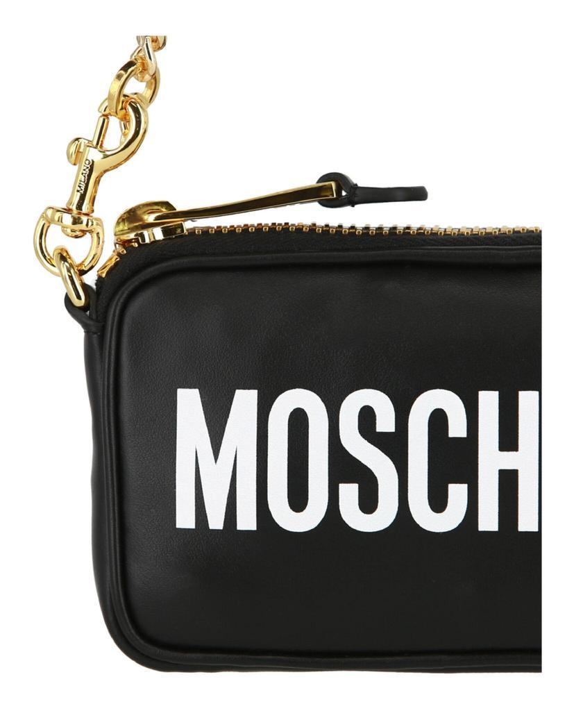 商品Moschino|Logo Leather Crossbody,价格¥2815,第6张图片详细描述