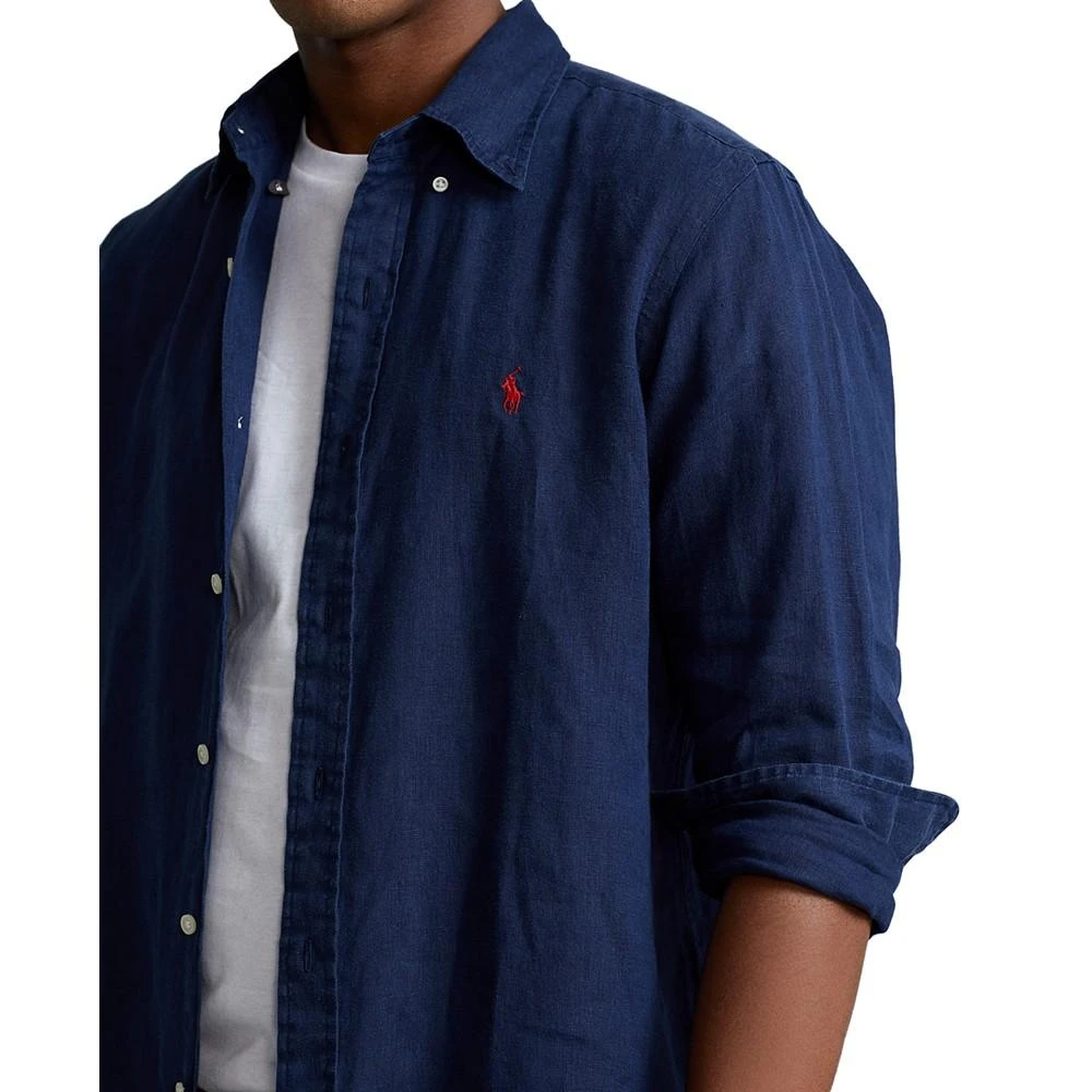 商品Ralph Lauren|男士经典版型亚麻衬衫,价格¥642,第5张图片详细描述