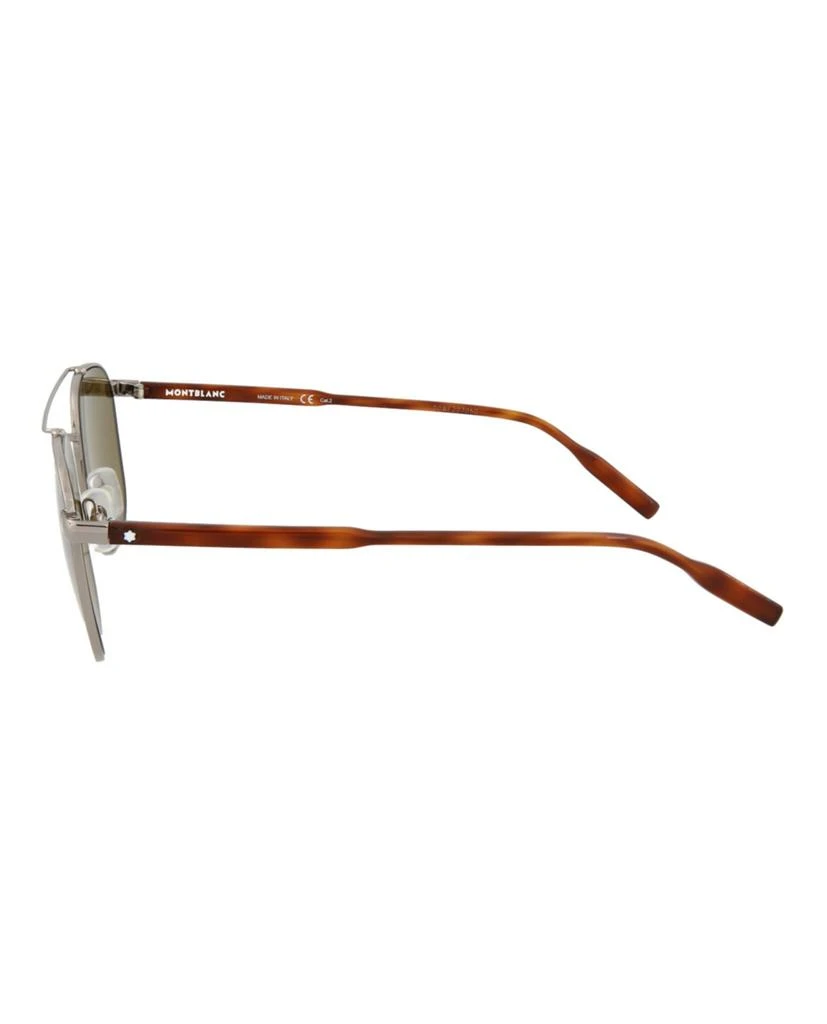 商品MontBlanc|Aviator-Style Metal Sunglasses,价格¥914,第3张图片详细描述