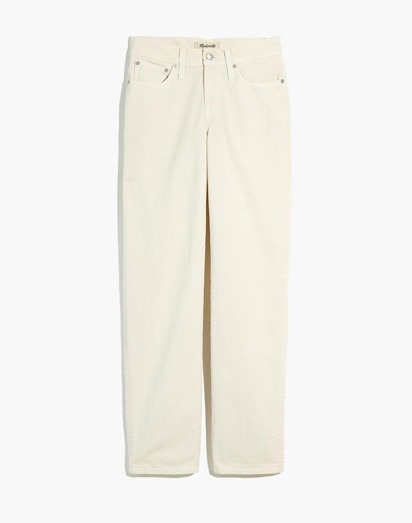 商品Madewell|Madewell x Donni Low-Rise Loose Jeans in Antique Cream,价格¥1107,第7张图片详细描述