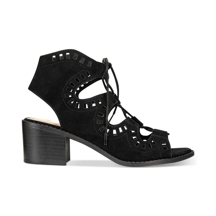 Lotus Block-Heel Lace-Up Sandals 商品