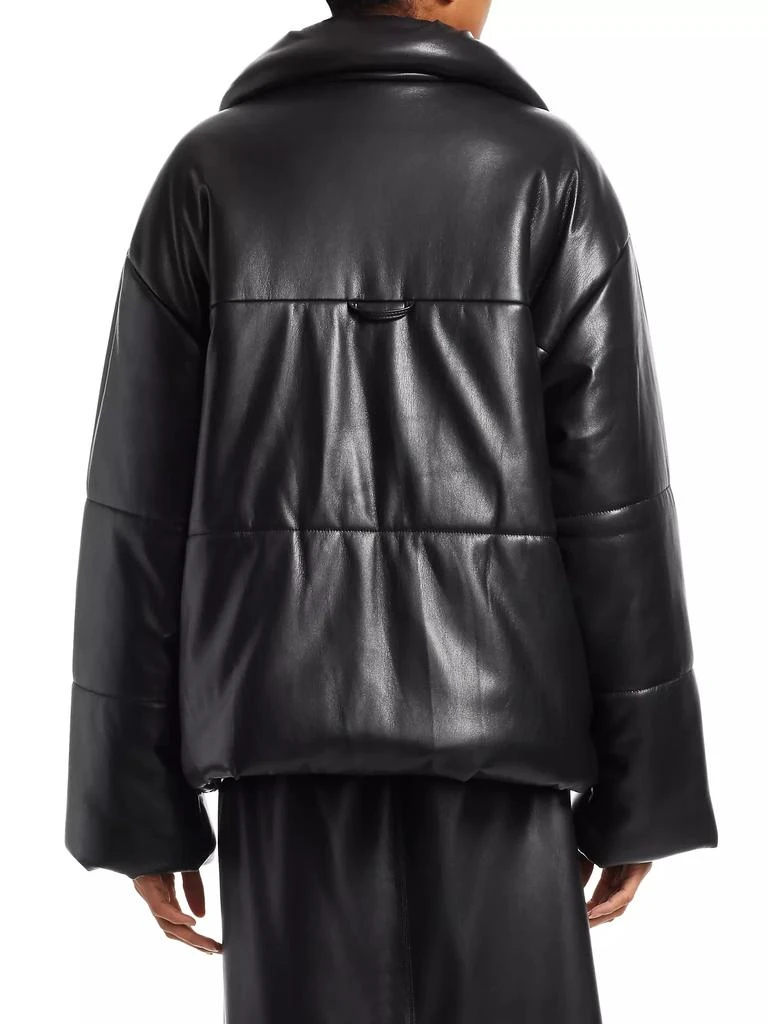 商品Nanushka|Hide Vegan Leather Puffer Jacket,价格¥1297,第5张图片详细描述