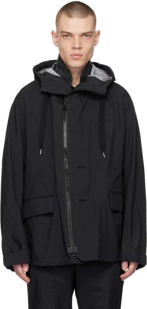 商品Sacai|黑色开衩夹克,价格¥4726,第1张图片