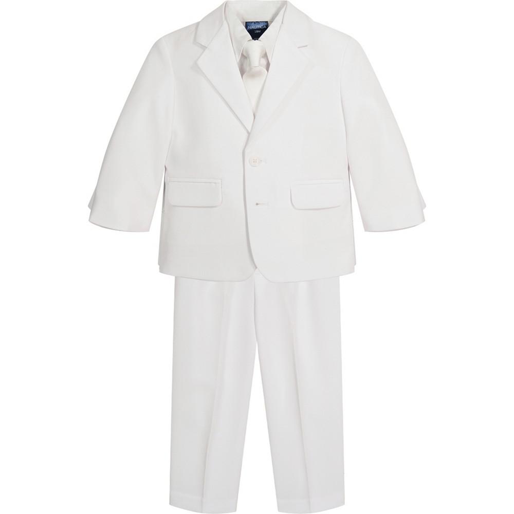 Baby Boys Special Occasion 4 Piece White Suit商品第1张图片规格展示