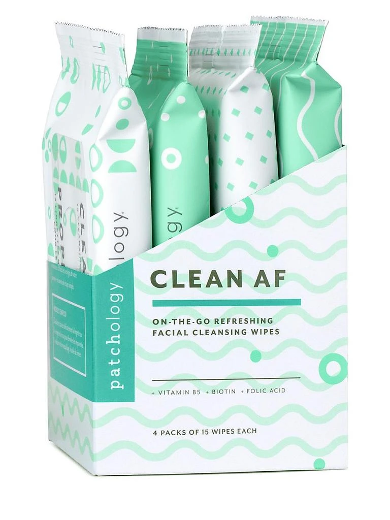 商品Patchology|Clean AF Facial Cleansing Wipes 60 Count,价格¥150,第4张图片详细描述