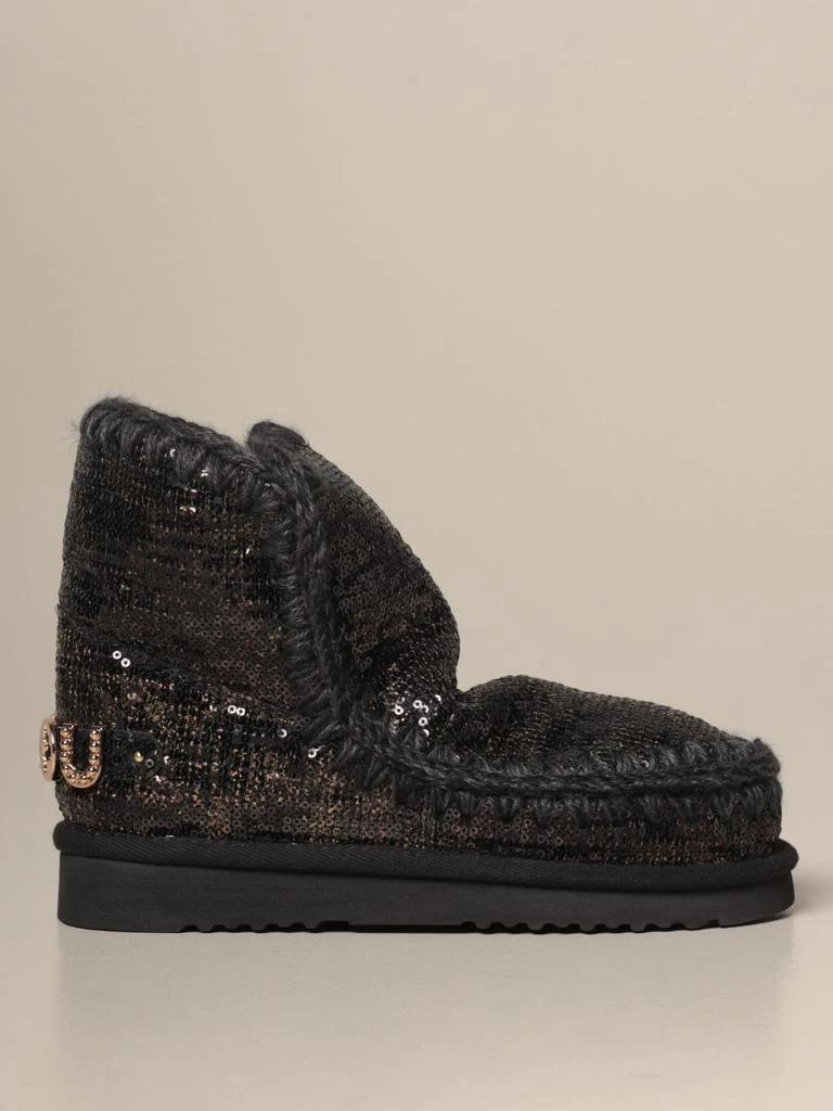 商品Mou|Eskimo Mou ankle boots with sequins,价格¥2405,第1张图片