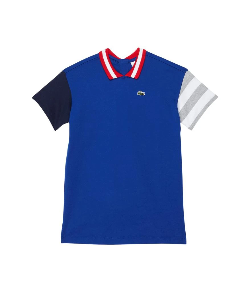 商品Lacoste|Heritage Codes Color-Block Short Sleeve Dress (Toddler/Little Kids/Big Kids),价格¥610,第1张图片