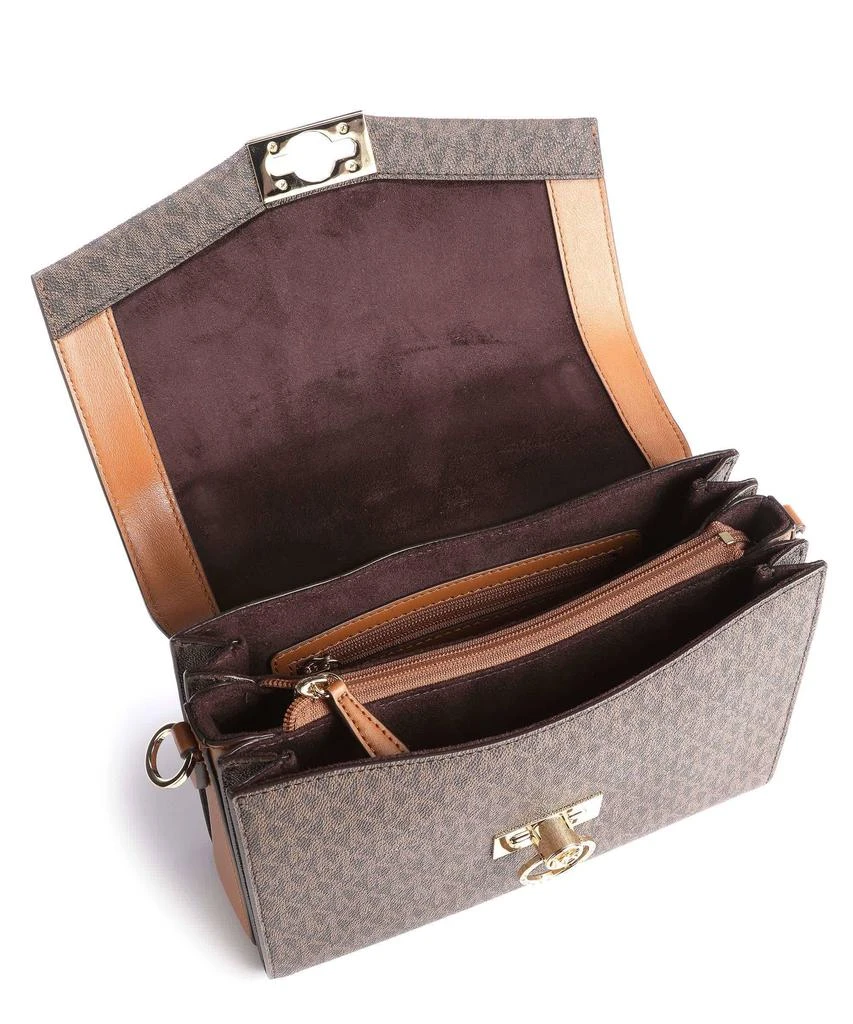 商品Michael Kors|Michael Kors Brown/Acorn Ladies Hendrix Medium Logo Messenger Bag,价格¥740,第3张图片详细描述
