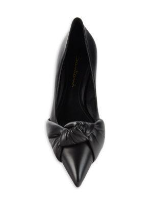 商品Santoni|Block Heel Knotted Pumps,价格¥3223,第5张图片详细描述