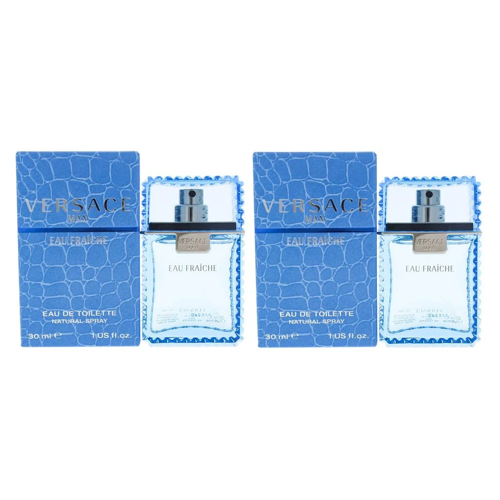 商品Versace|Versace Man Eau Fraiche by Versace for Men - 1 oz EDT Spray - Pack of 2,价格¥533,第1张图片