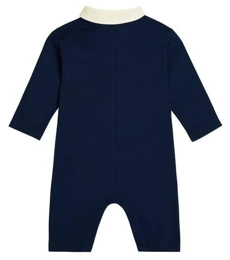 商品Gucci|婴幼儿 — Interlocking G棉质针织连身衣,价格¥4266,第2张图片详细描述