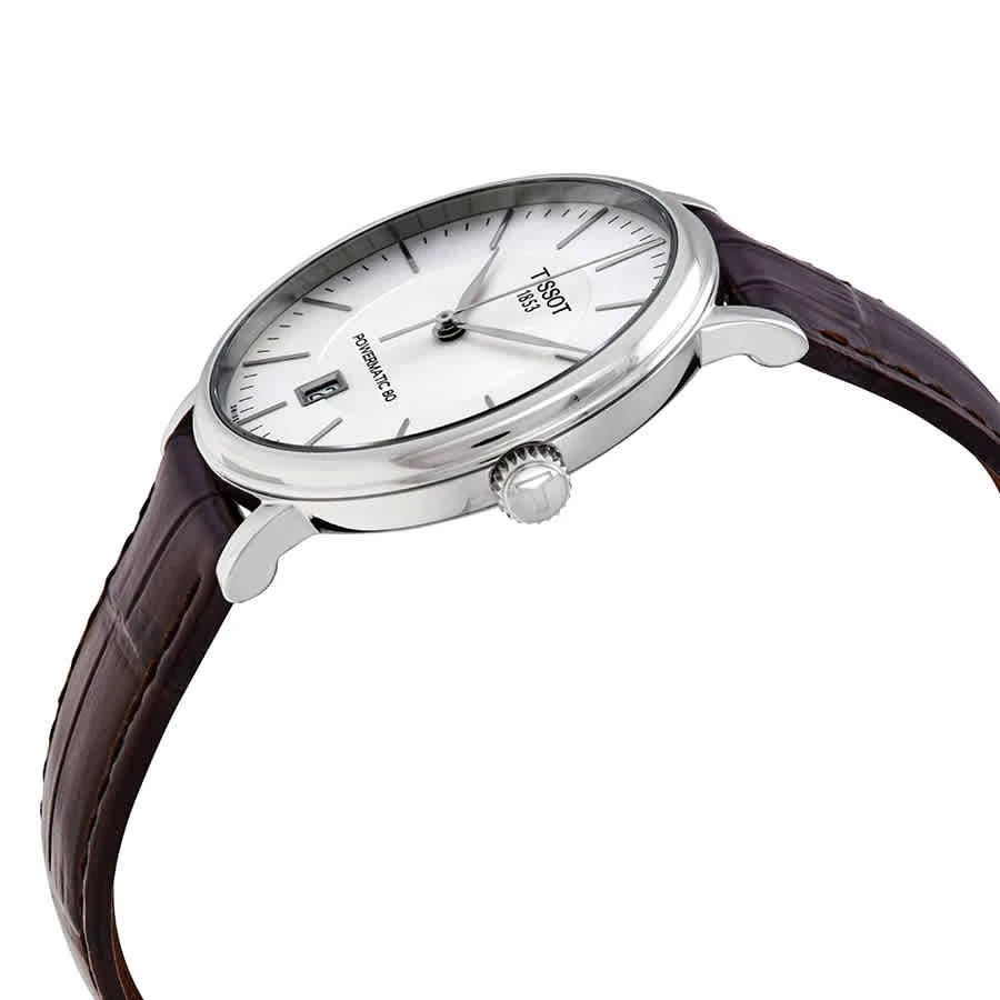 商品Tissot|Carson Premium Automatic Silver Dial Men's Watch T1224071603100,价格¥3337,第2张图片详细描述