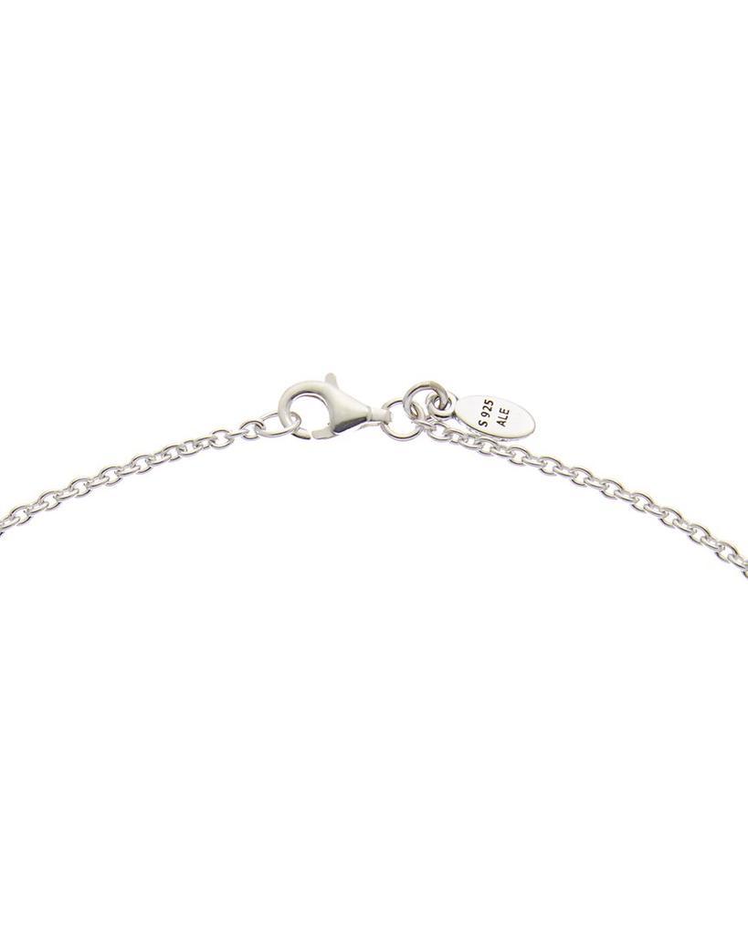 商品PANDORA|Pandora Silver CZ Heart Floating Locket Necklace,价格¥674,第5张图片详细描述