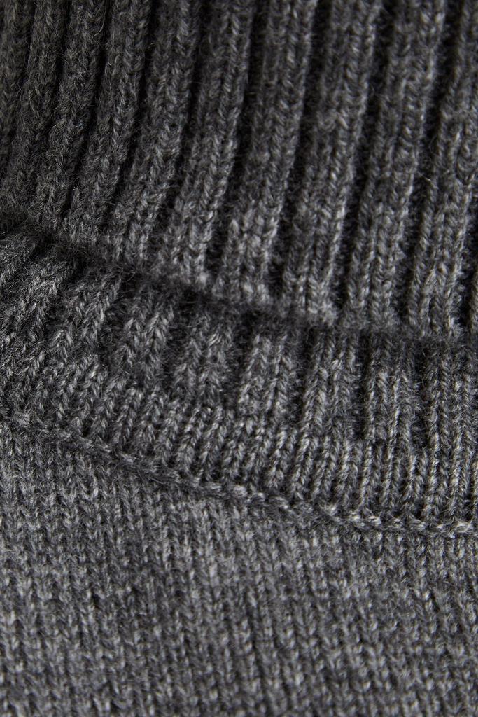 商品N.PEAL|Bead-embellished mélange cashmere turtleneck sweater,价格¥2281,第6张图片详细描述