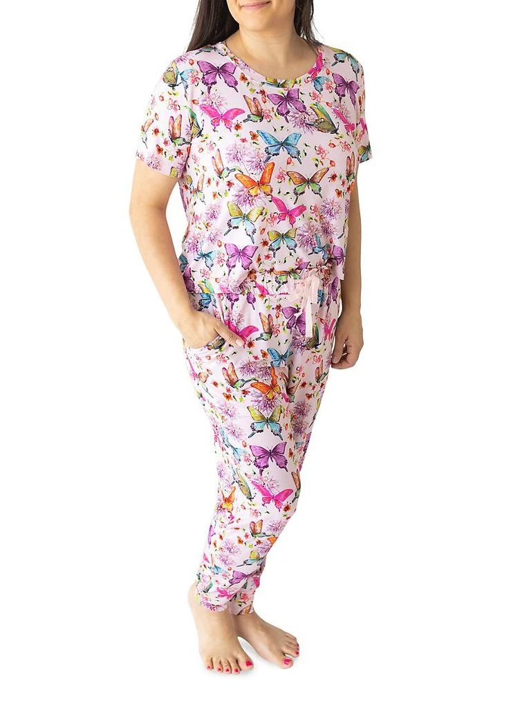 Watercolor Butterfly 2-Piece Pajama Set 商品