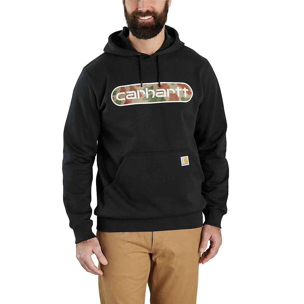 商品Carhartt|Carhartt Men's Loose Fit Midweight Camo Logo Graphic Sweatshirt,价格¥430,第1张图片