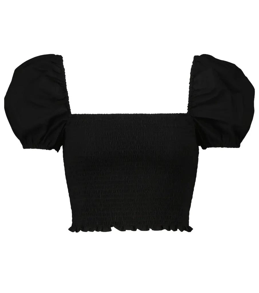 商品CAROLINE CONSTAS|Lennox cotton-blend crop top,价格¥1511,第1张图片