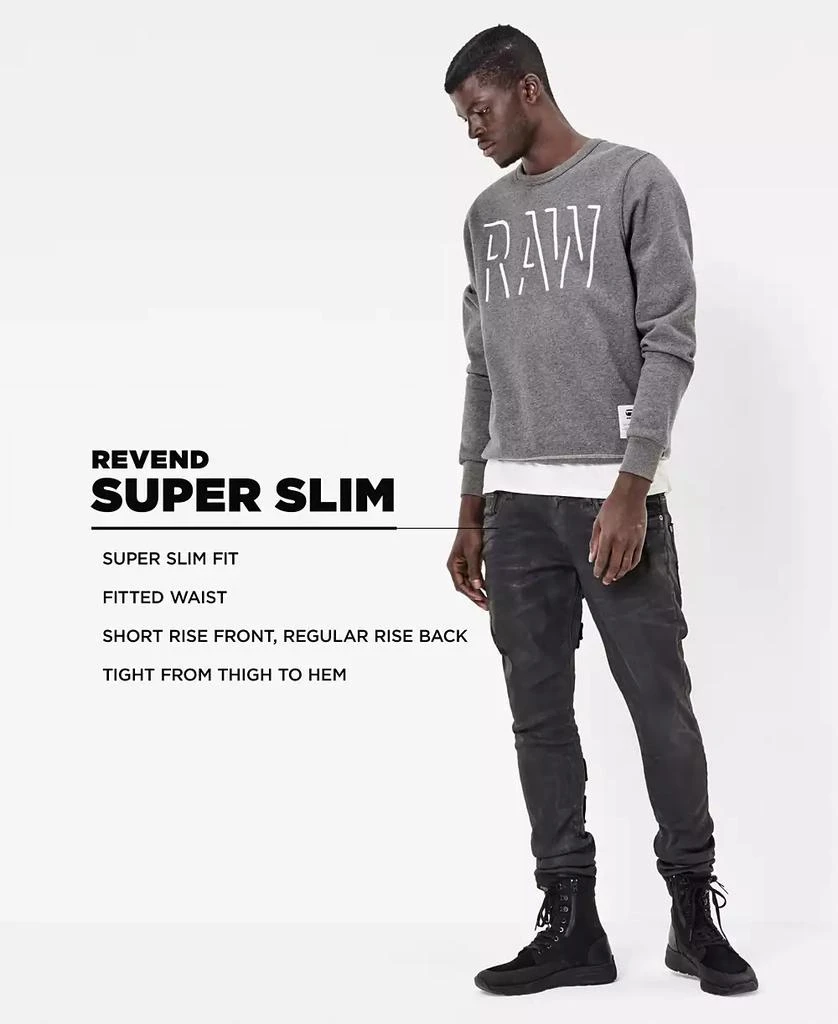 商品G-Star|Men's Revend Super Slim-Fit  Stretch Jeans,价格¥992,第2张图片详细描述