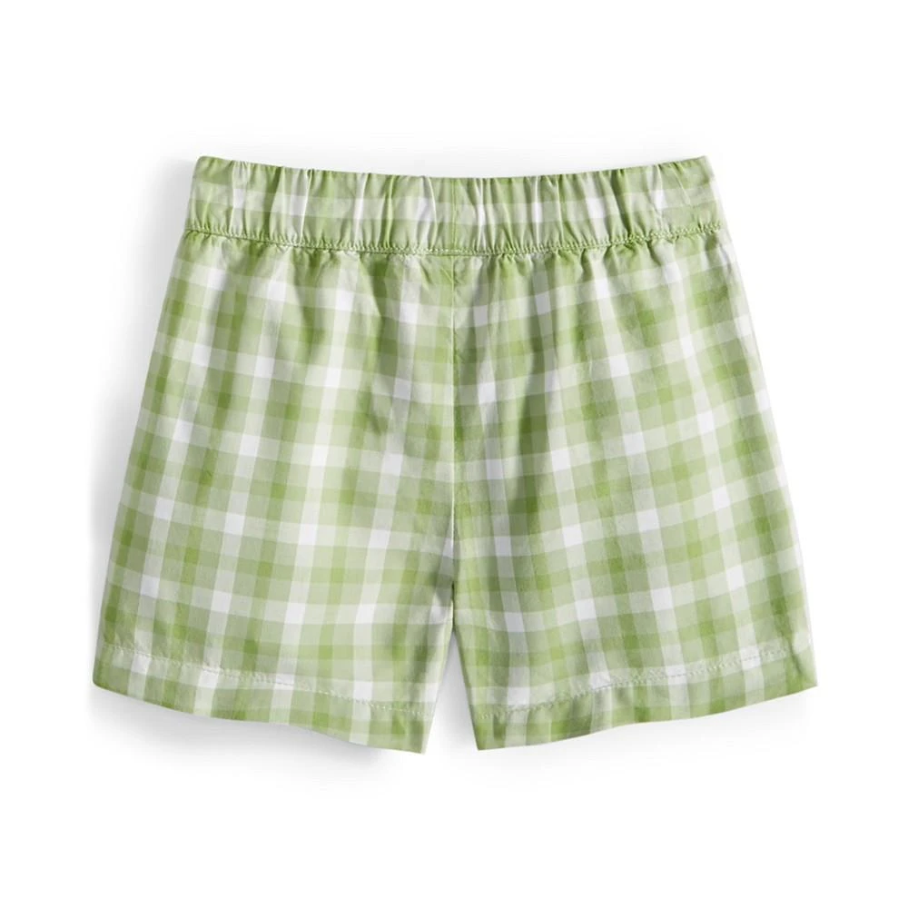 商品First Impressions|Baby Boys Plaid Woven Shorts, Created for Macy's,价格¥52,第2张图片详细描述