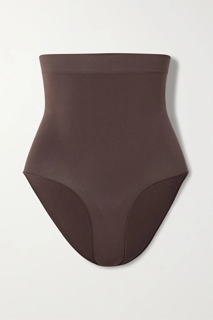 商品SKIMS|Seamless Sculpt 塑形高腰三角裤（颜色：cocoa）,价格¥158,第1张图片