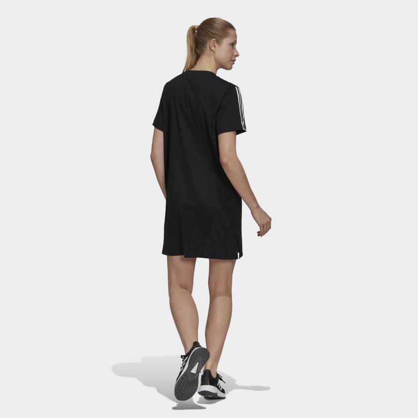 商品Adidas|Women's adidas Essentials Loose 3-Stripes Dress,价格¥302,第4张图片详细描述