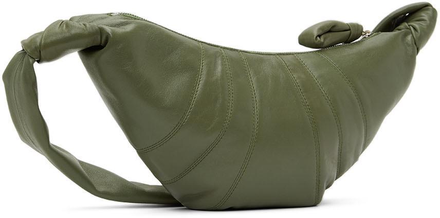 商品Lemaire|Khaki Small Croissant Bag,价格¥6214,第5张图片详细描述