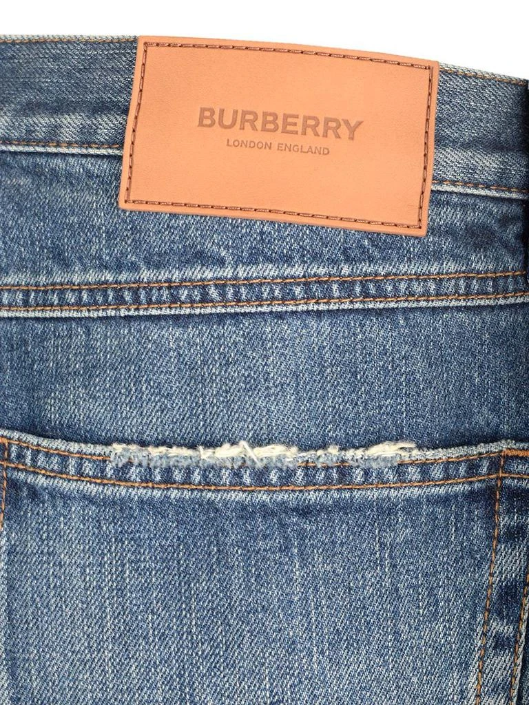 商品Burberry|Burberry Logo Patch Straight-Leg Jeans,价格¥4475-¥5196,第3张图片详细描述