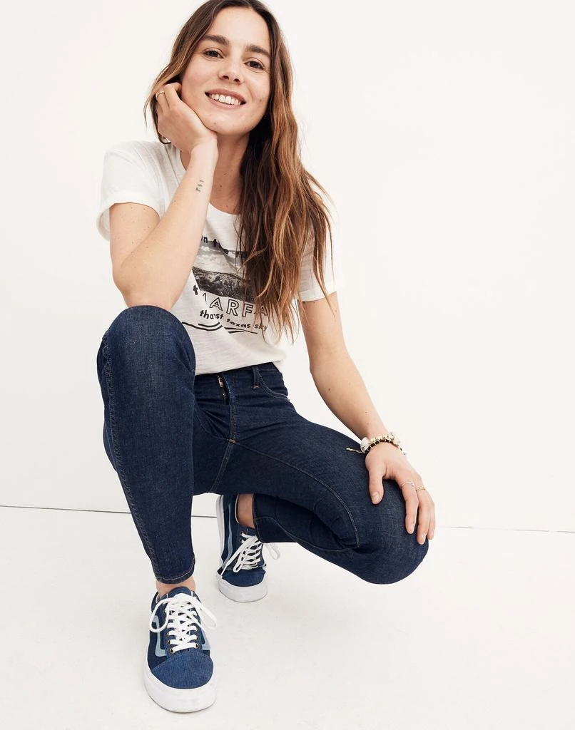 商品Madewell|10" High-Rise Skinny Jeans in Lucille Wash,价格¥518,第4张图片详细描述