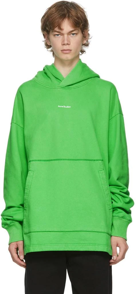 商品Acne Studios|Green Logo Hoodie,价格¥1414,第1张图片