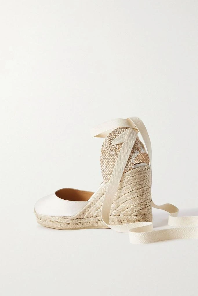 商品CASTAÑER|Carina 80 canvas wedge espadrilles,价格¥712,第3张图片详细描述